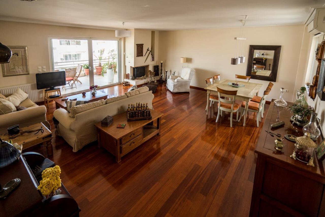Family Getaway, Spacious And Luxurious, Sea View, Terrace, Next To Voula Beach, 20Min From Center Athens Exterior photo